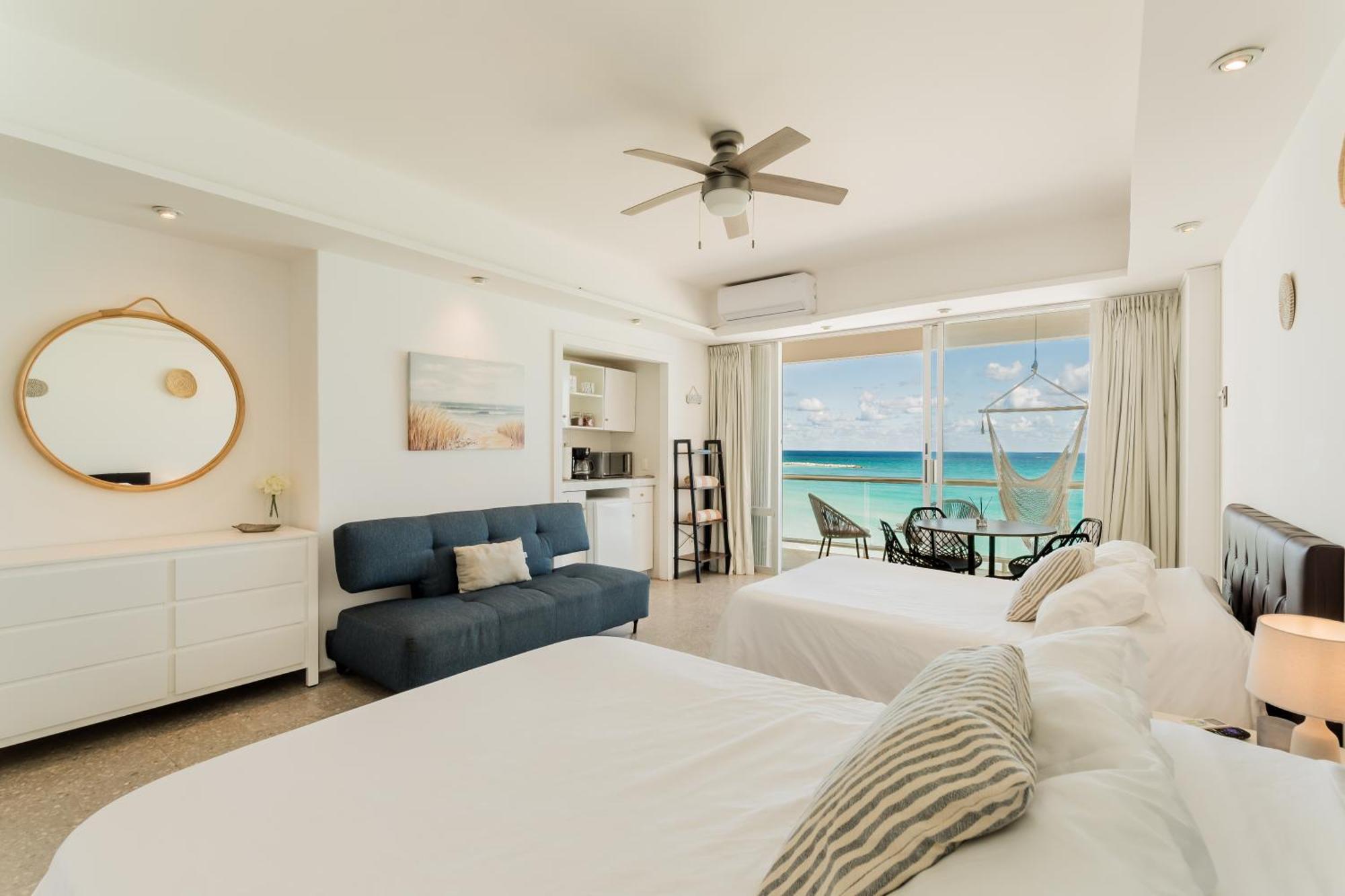 *Turquoise Escape- Beachfront Studio By Casa Paraiso* แคนคูน ภายนอก รูปภาพ